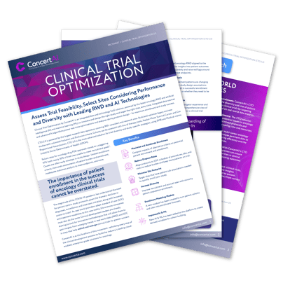 Learn More About ConcertAI’s
Clinical Trial Optimization