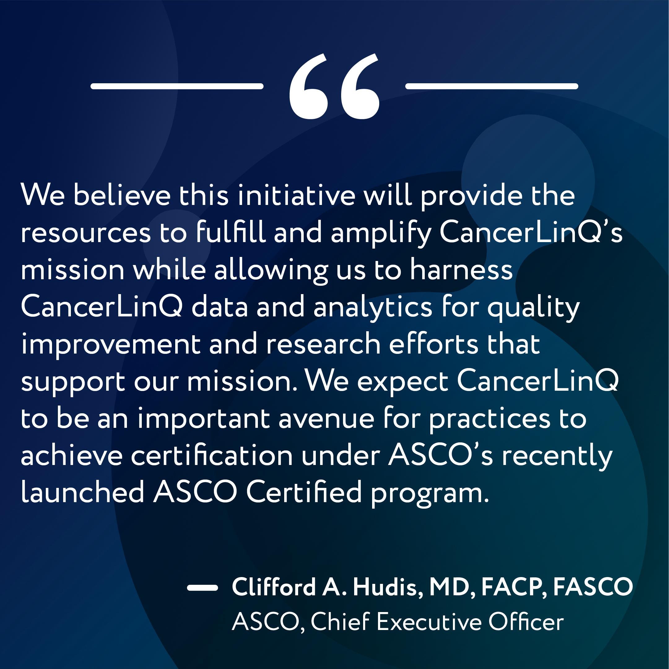 Clifford A.Hudis, MD, FACP, FASCO