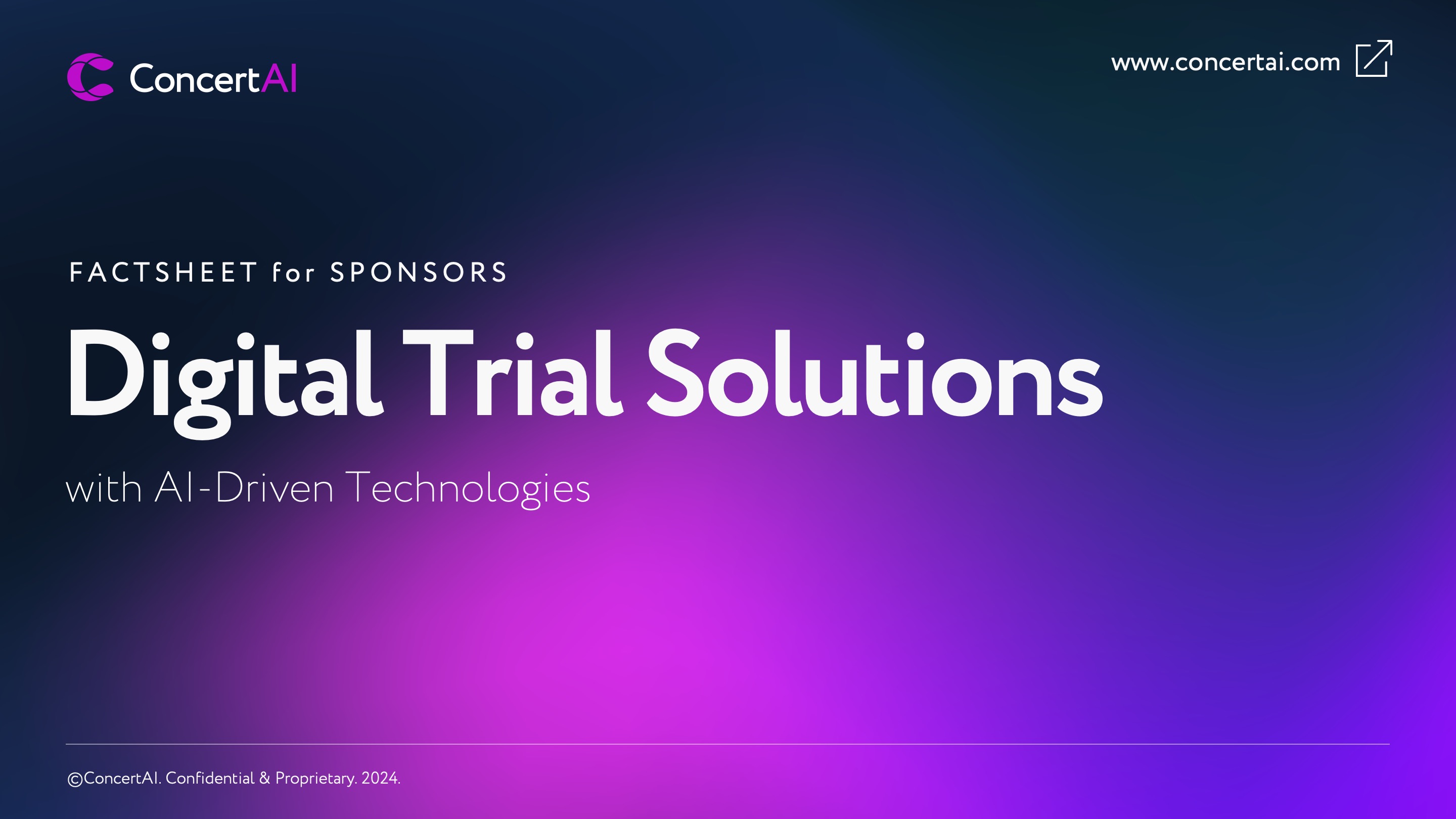 Digital Trial Solutions for Sponsors