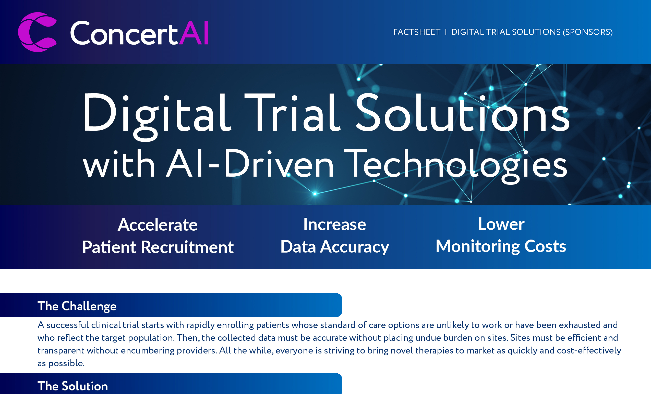 Digital Trial Solutions for Sponsors