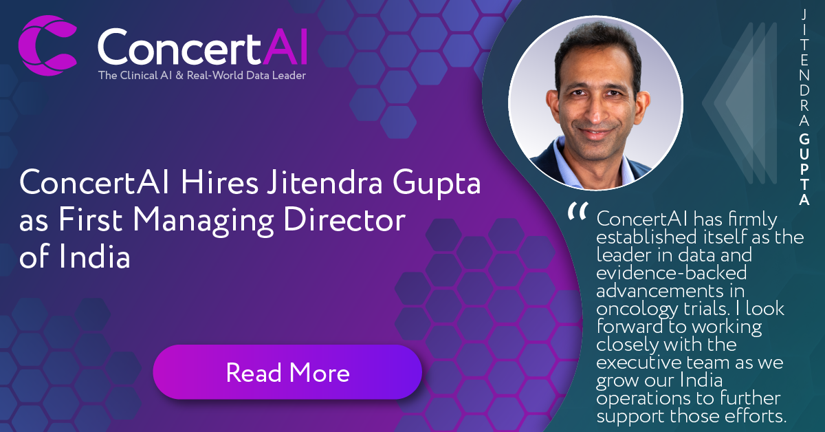 ConcertAI Hires Jitendra Gupta as First Managing Director of India