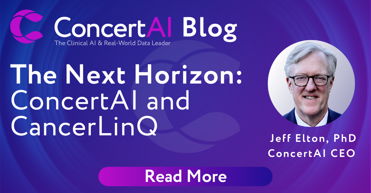 The Next Horizon: ConcertAI and CancerLinQ