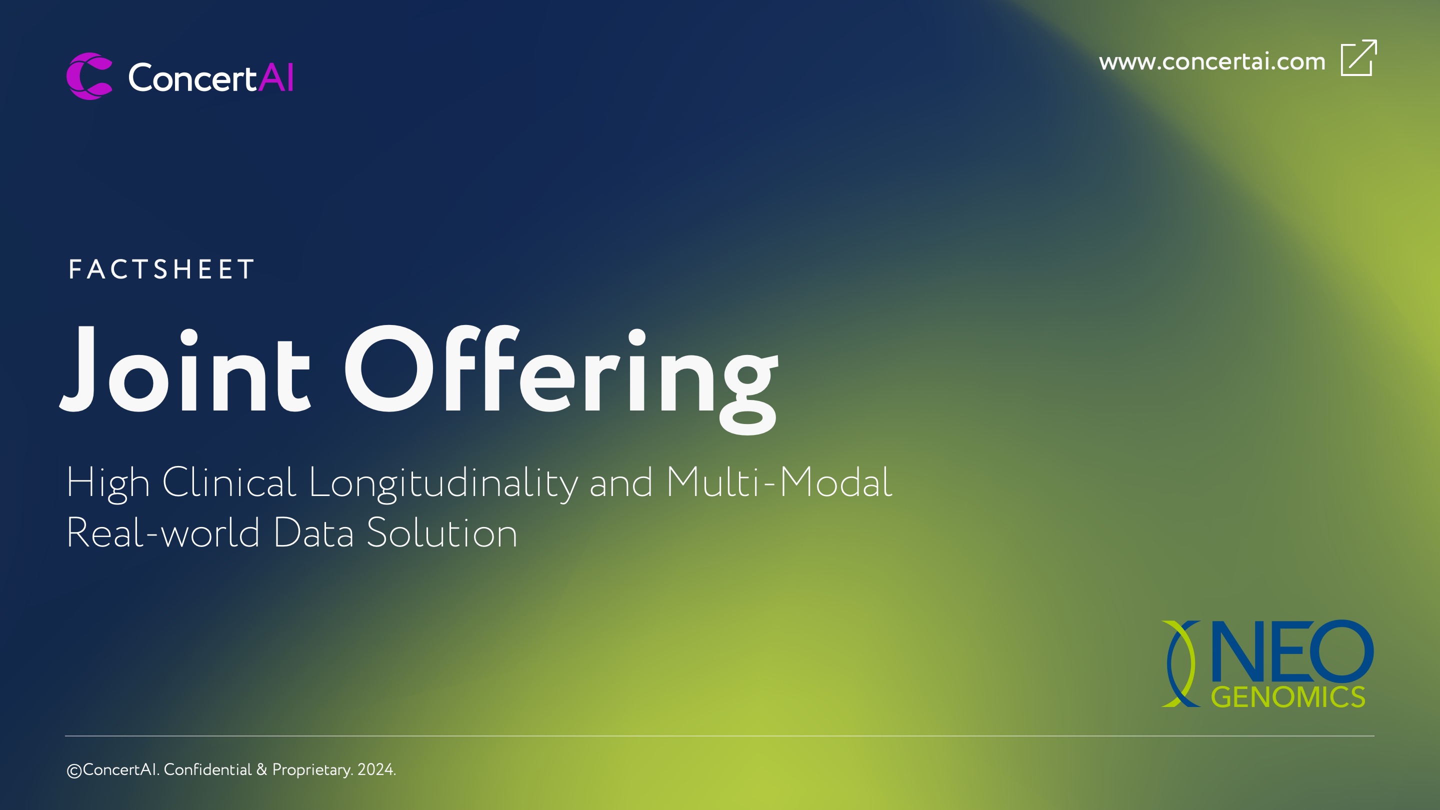 NeoGenomics Joint Offerings