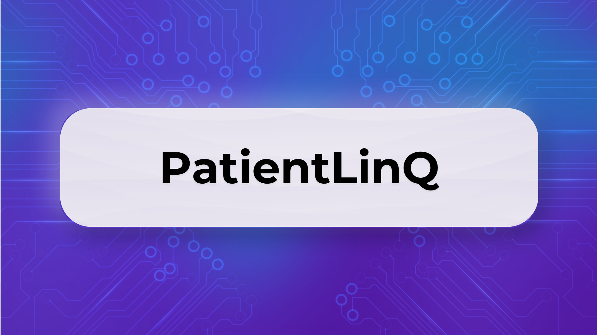 PatientLinQ Cover